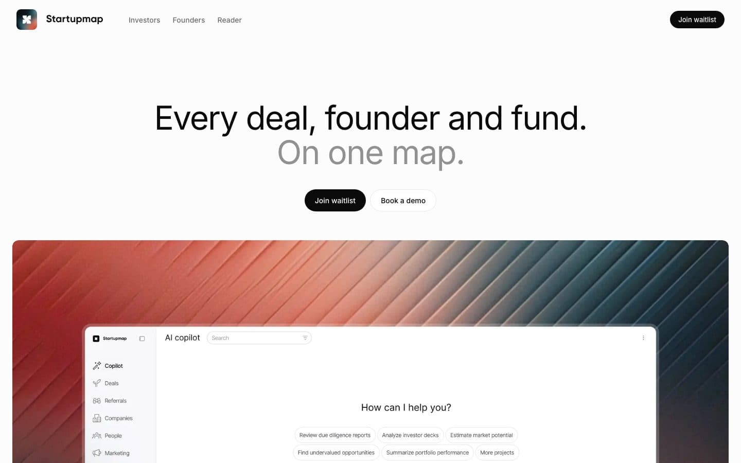 Startupmap homepage